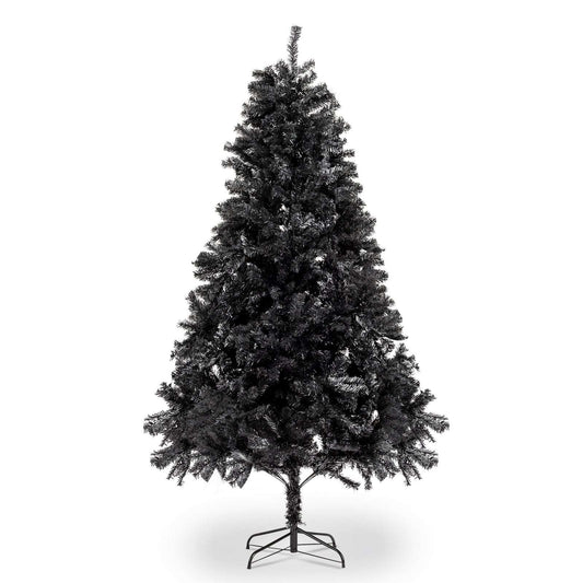6ft 1600 Branch PVC Branch Iron Bracket Christmas Tree Black