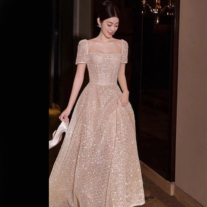 Banquet Bridal Temperamental Fairy Slim-fit Slimming Dress
