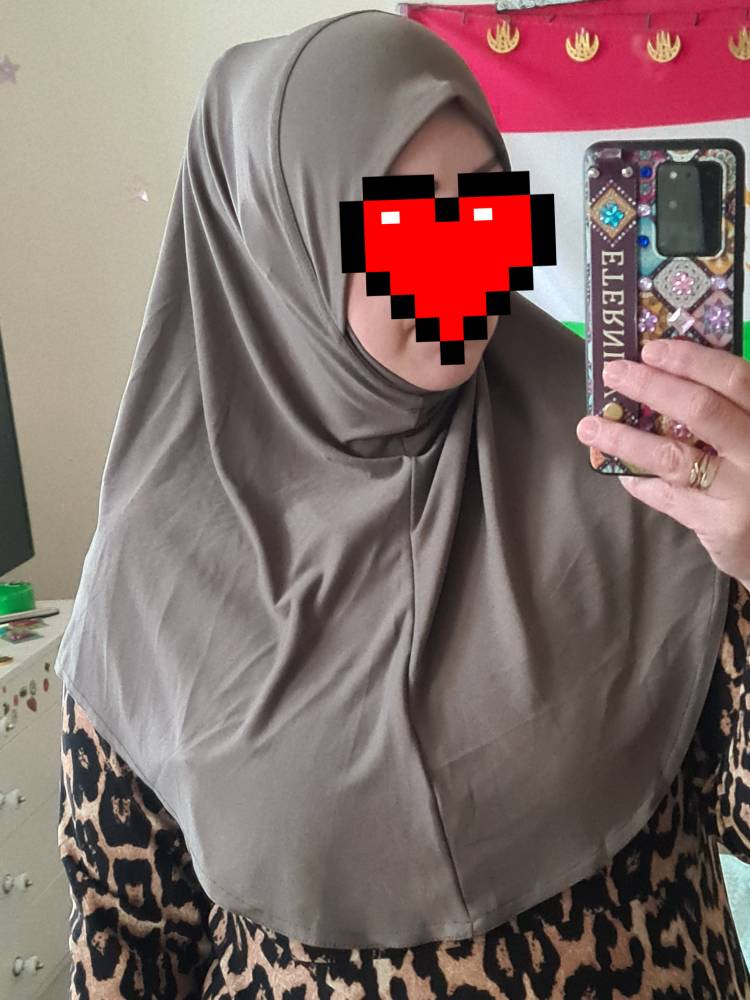 H124 plain large size muslim hijab with chin part top quality amira pull on islamic scarf hot sell headscarf ramadan pray hats