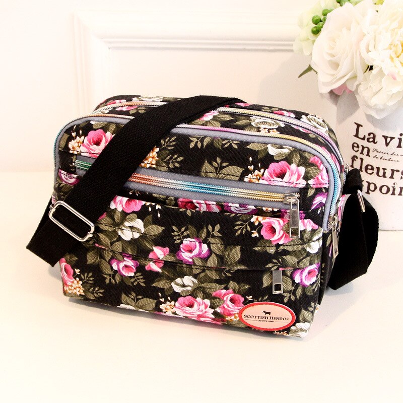 Women&#39;s Bag Source Elderly Cloth Bag Korean Canvas Straddle Bag Single Shoulder Bag Ladies Canvas Crossbody Bag