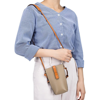 Genuine Leather Women Shoulder Bags Luxury Brands Mini Female Mobile Phone Bag High Quality Women Handbags Female Messenger Bag