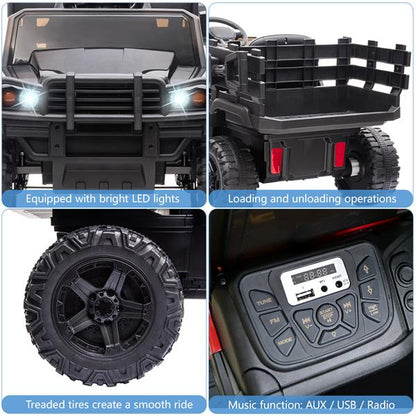 LZ-926 Off-Road Vehicle Battery 12V4.5AH*1 with Remote Control Black