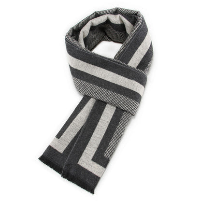 Scarf Casual Warm Brushed Men&#039;s Scarf Plaid