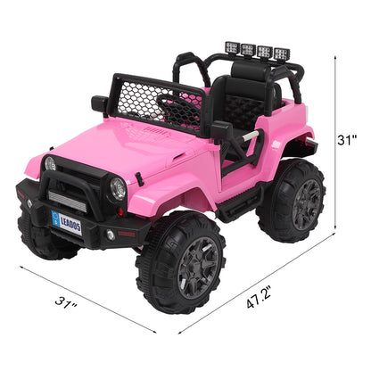LZ-905 Remodeled Dual Drive 45W * 2 Battery 12V7AH * 1 With 2.4G Remote Control Pink