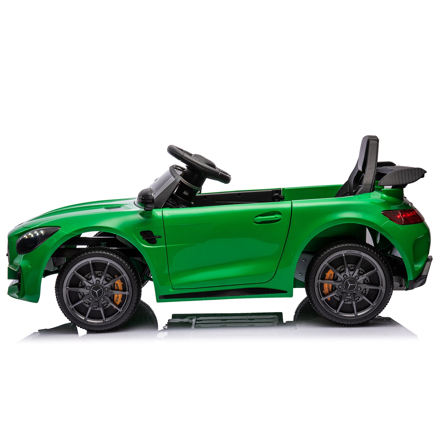 LEADZM Dual Drive 12V 4.5Ah with 2.4G Remote Control Mercedes-Benz Sports Car Green