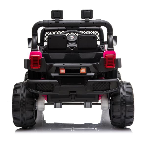 BBH-016 Dual Drive 12V 4.5A.h with 2.4G Remote Control off-road Vehicle Rose Red