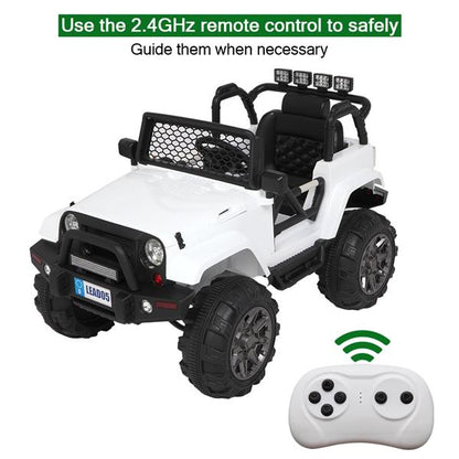 LZ-905 Remodeled Dual Drive 45W * 2 Battery 12V7AH * 1 with 2.4G Remote Control White