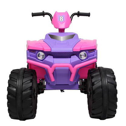 LZ-9955 ALL Terrain Vehicle Dual Drive Battery 12V7AH*1 without Remote Control with Slow Start Pink & purple
